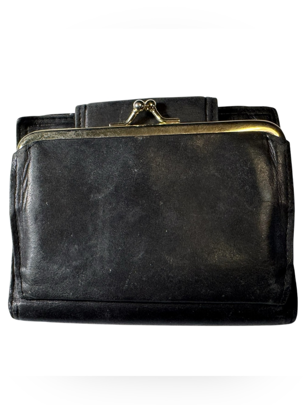 Vintage Buxton Blue Cowhide Supple Leather Coin Purse Wallet Combo